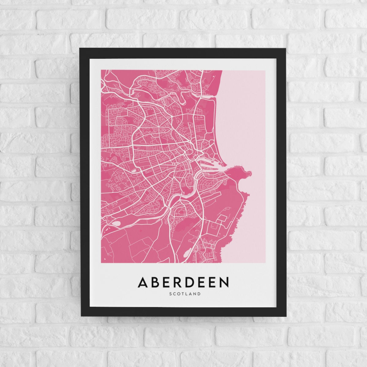 Aberdeen Map (Coloured)