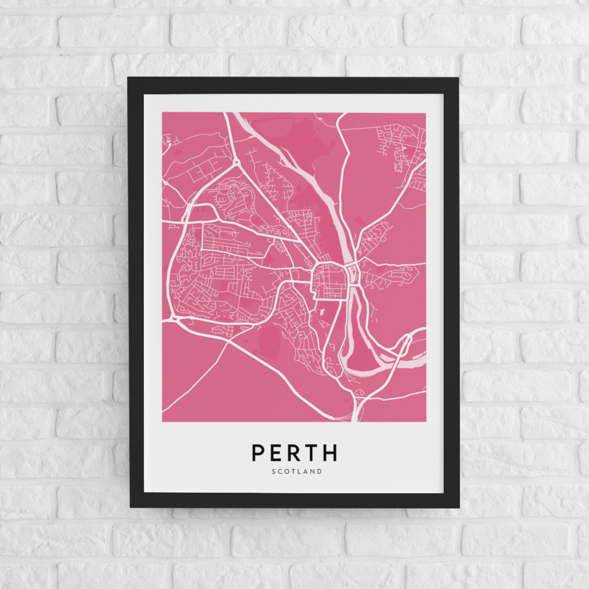 Perth Map (Coloured)