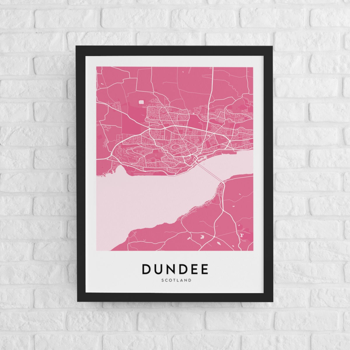 Dundee Map (Coloured)