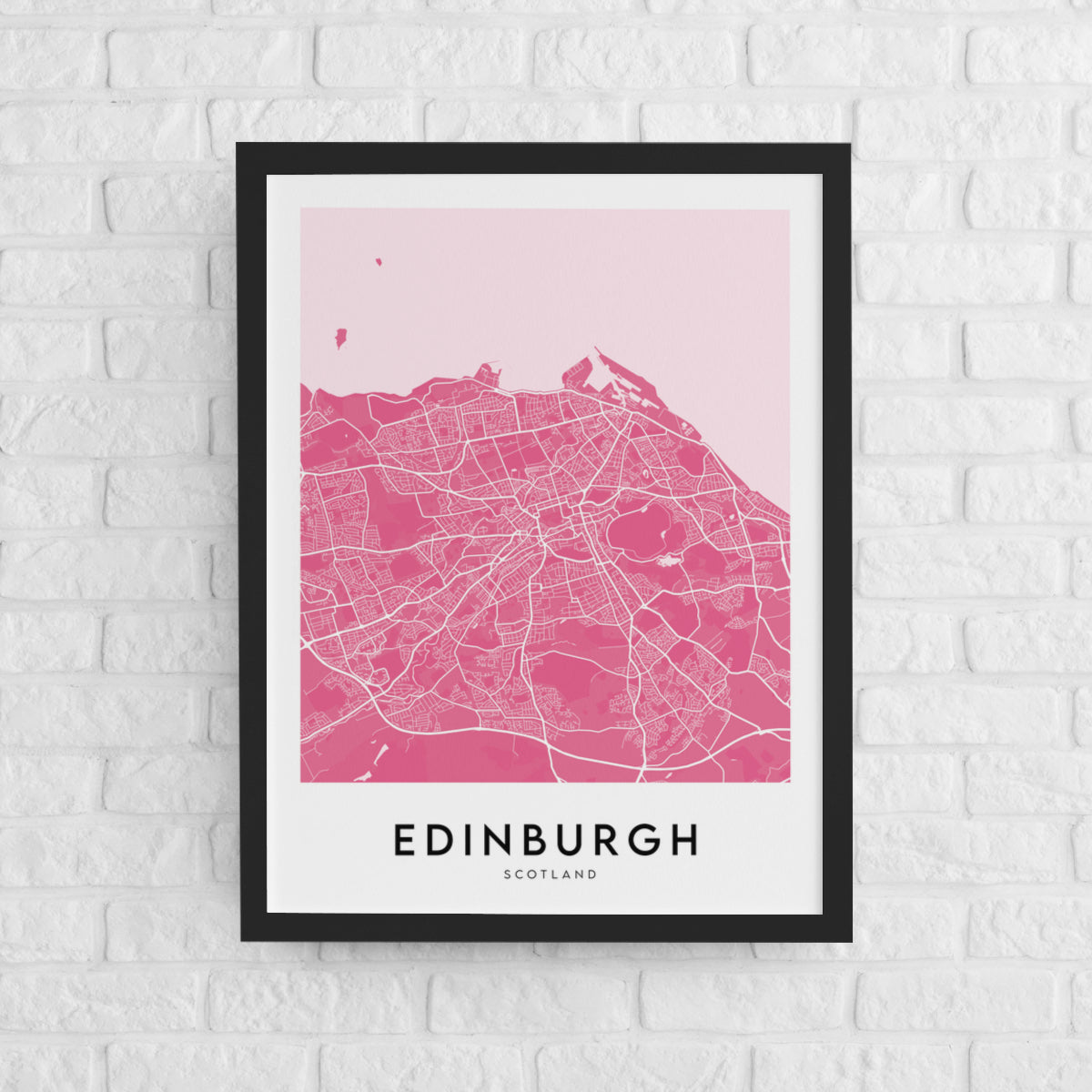 Edinburgh Map (Coloured)