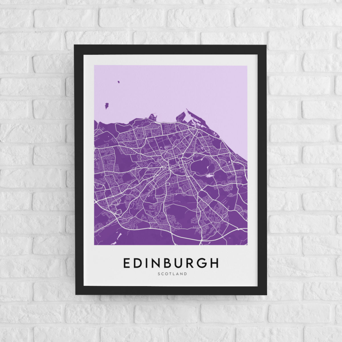 Edinburgh Map (Coloured)