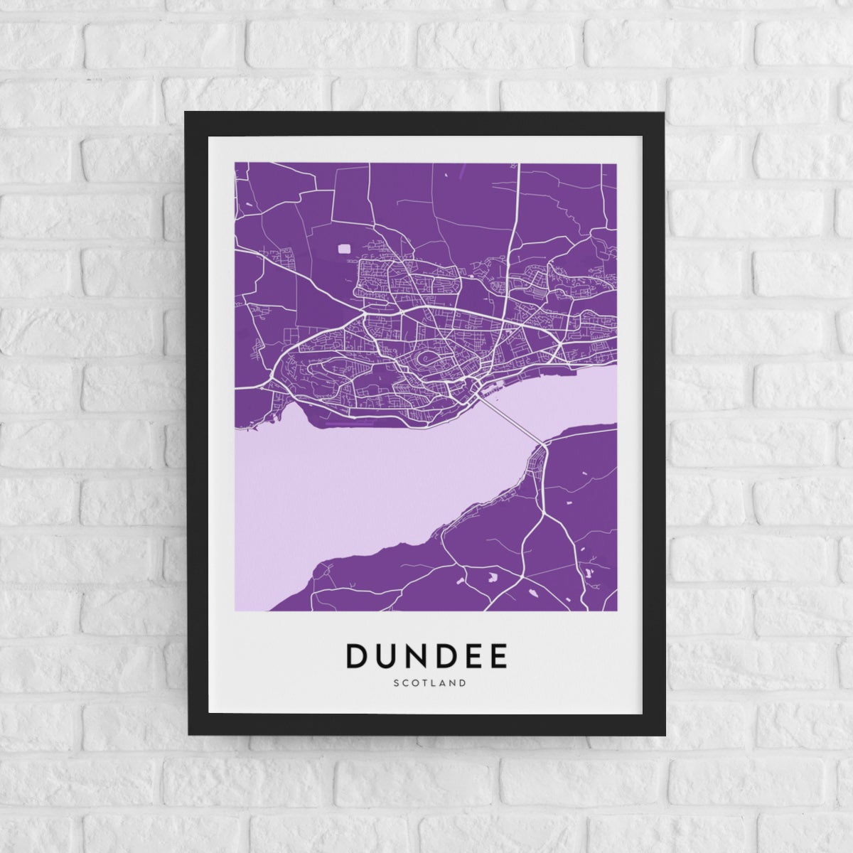 Dundee Map (Coloured)