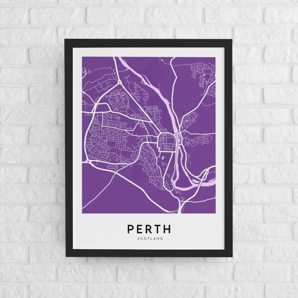 Perth Map (Coloured)