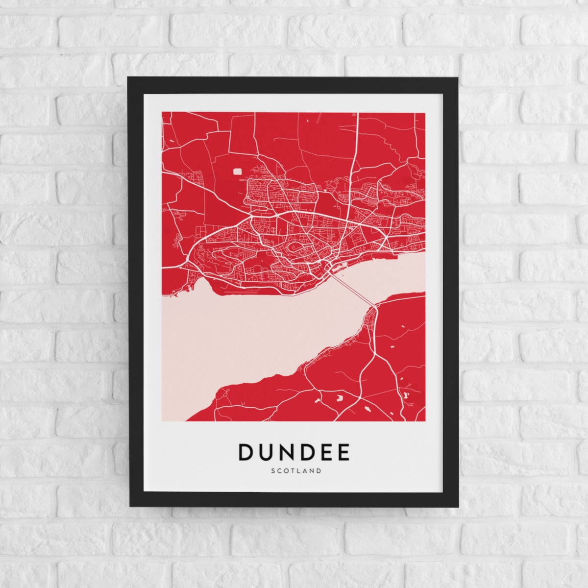 Dundee Map (Coloured)