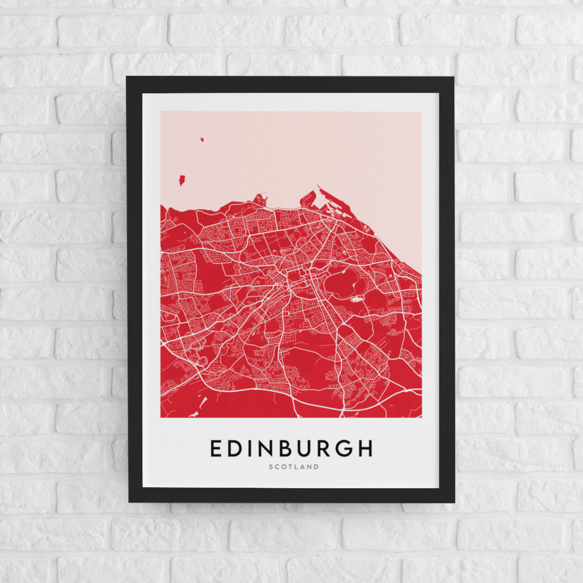 Edinburgh Map (Coloured)