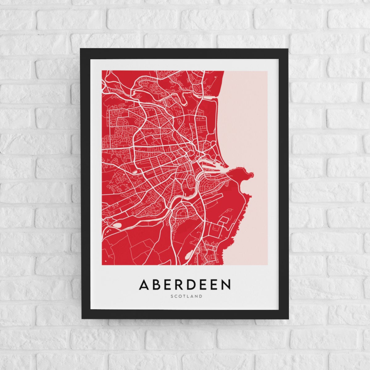 Aberdeen Map (Coloured)