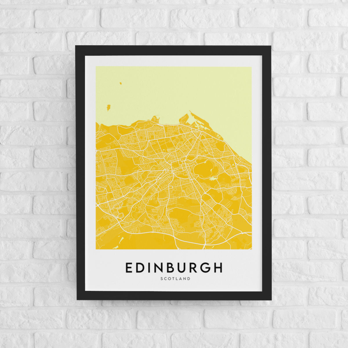 Edinburgh Map (Coloured)