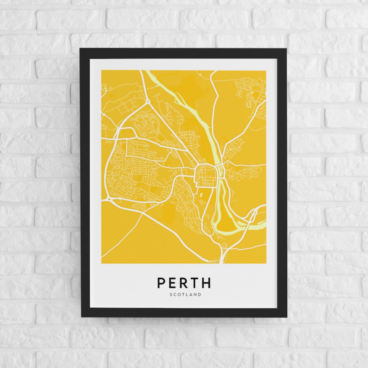 Perth Map (Coloured)