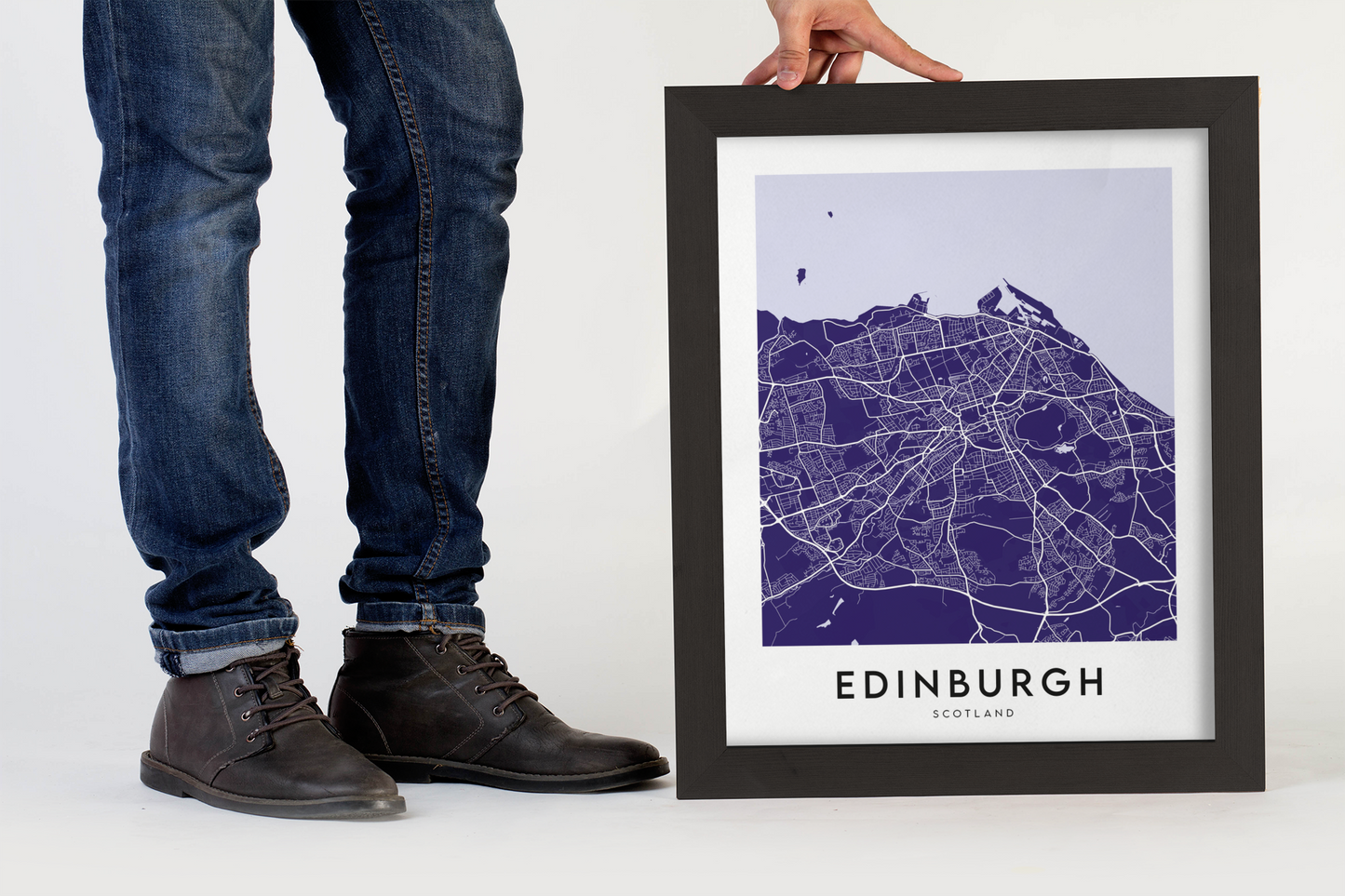Edinburgh Map (Coloured)