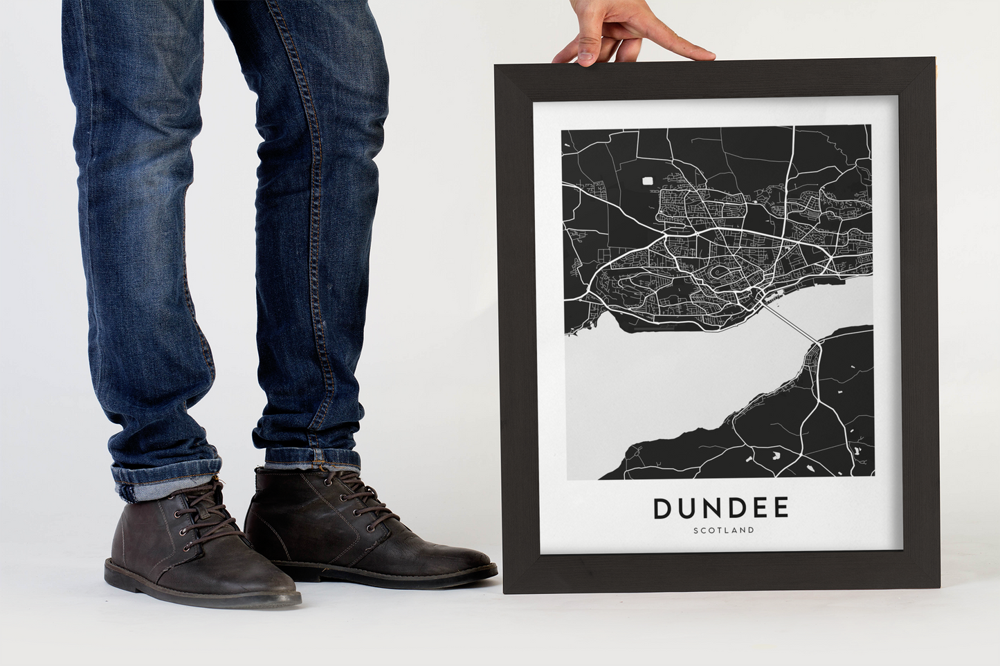 Dundee Map (Black)