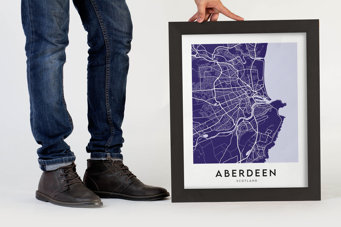 Aberdeen Map (Coloured)