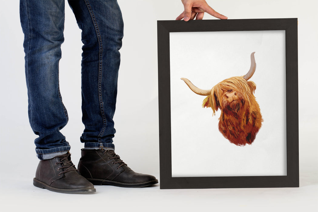 Highland Cattle Art #3