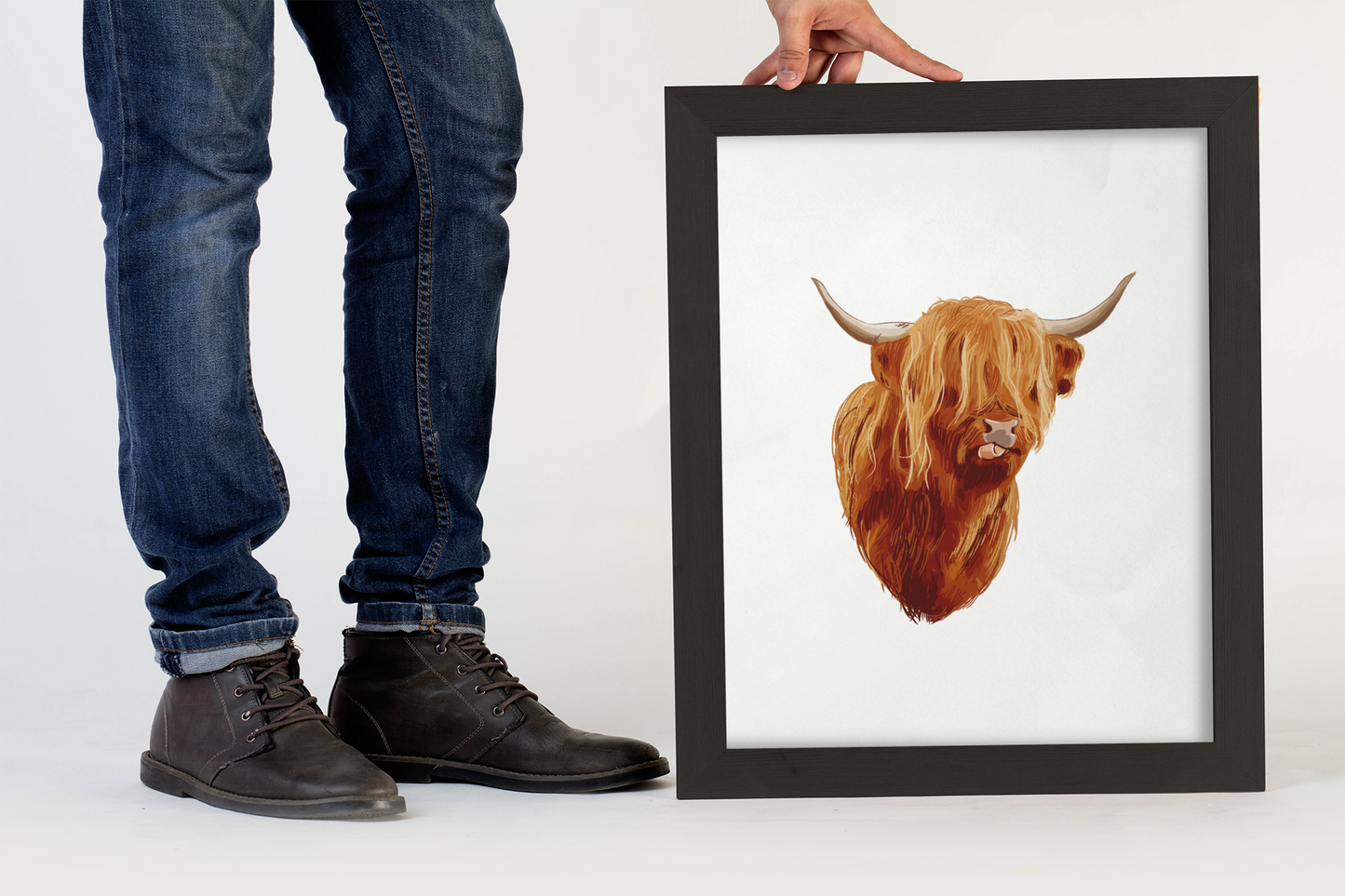 Highland Cattle Art #1