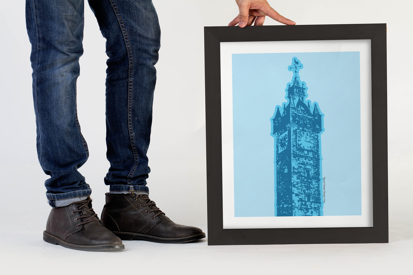 Tolbooth Steeple, Glasgow - Pop Colour Art