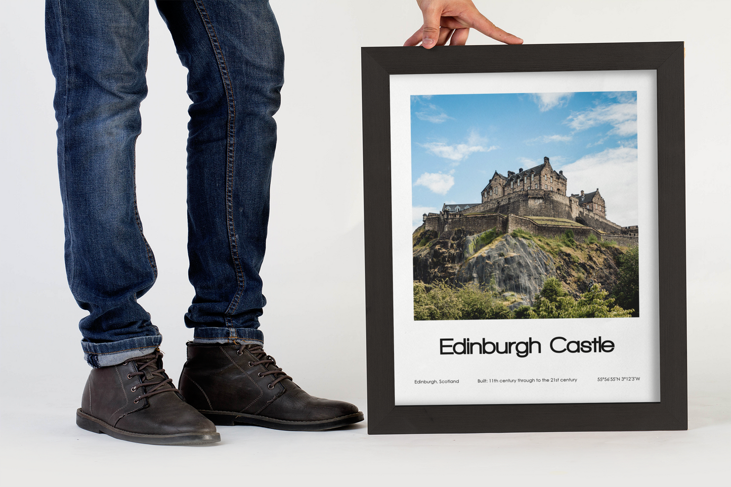 Edinburgh Castle Poster (Coloured Photo)