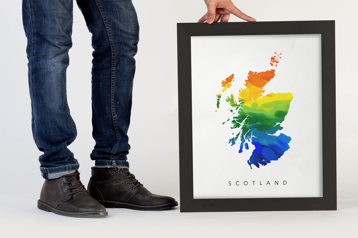 Scotland Rainbow Map