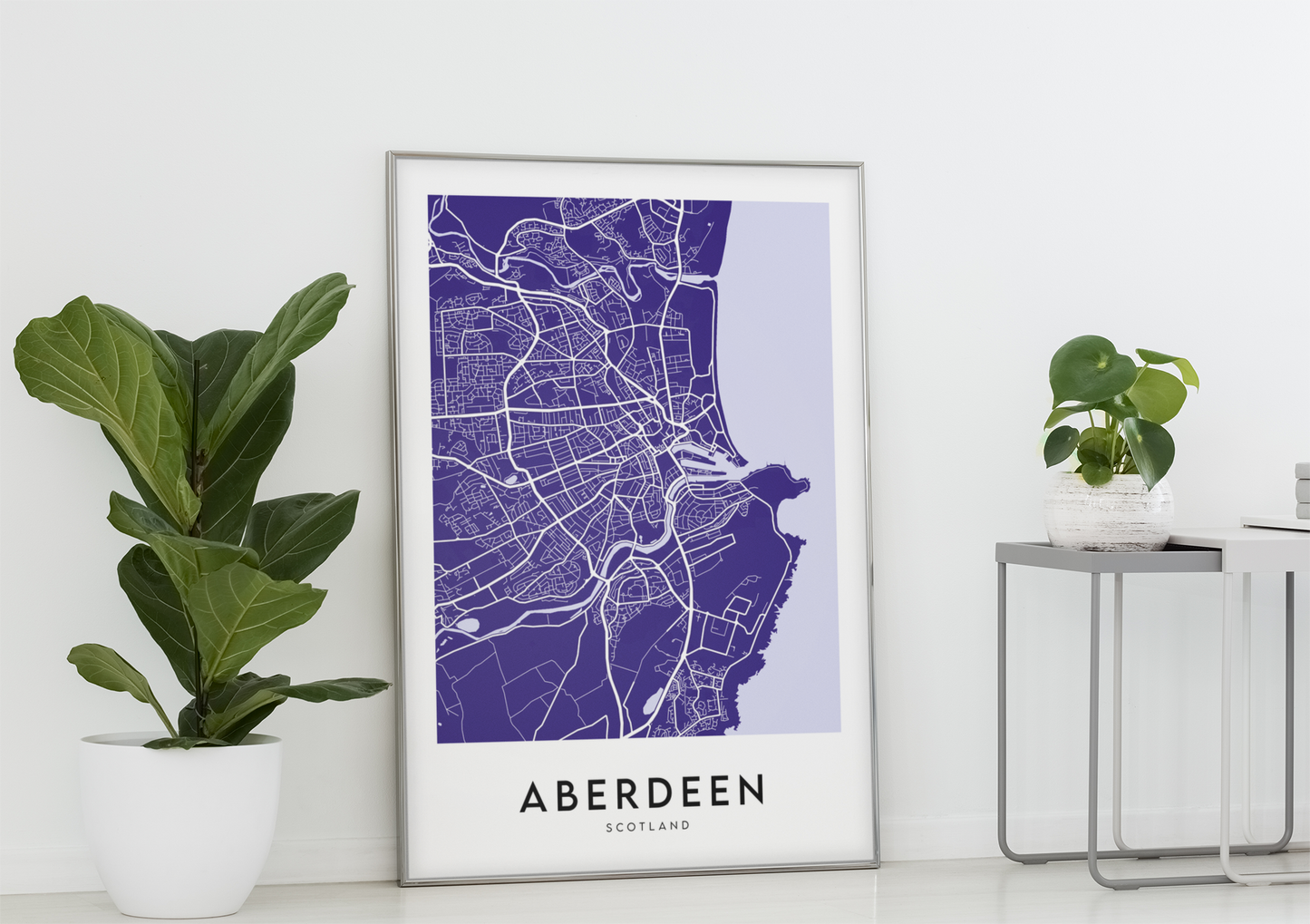 Aberdeen Map (Coloured)