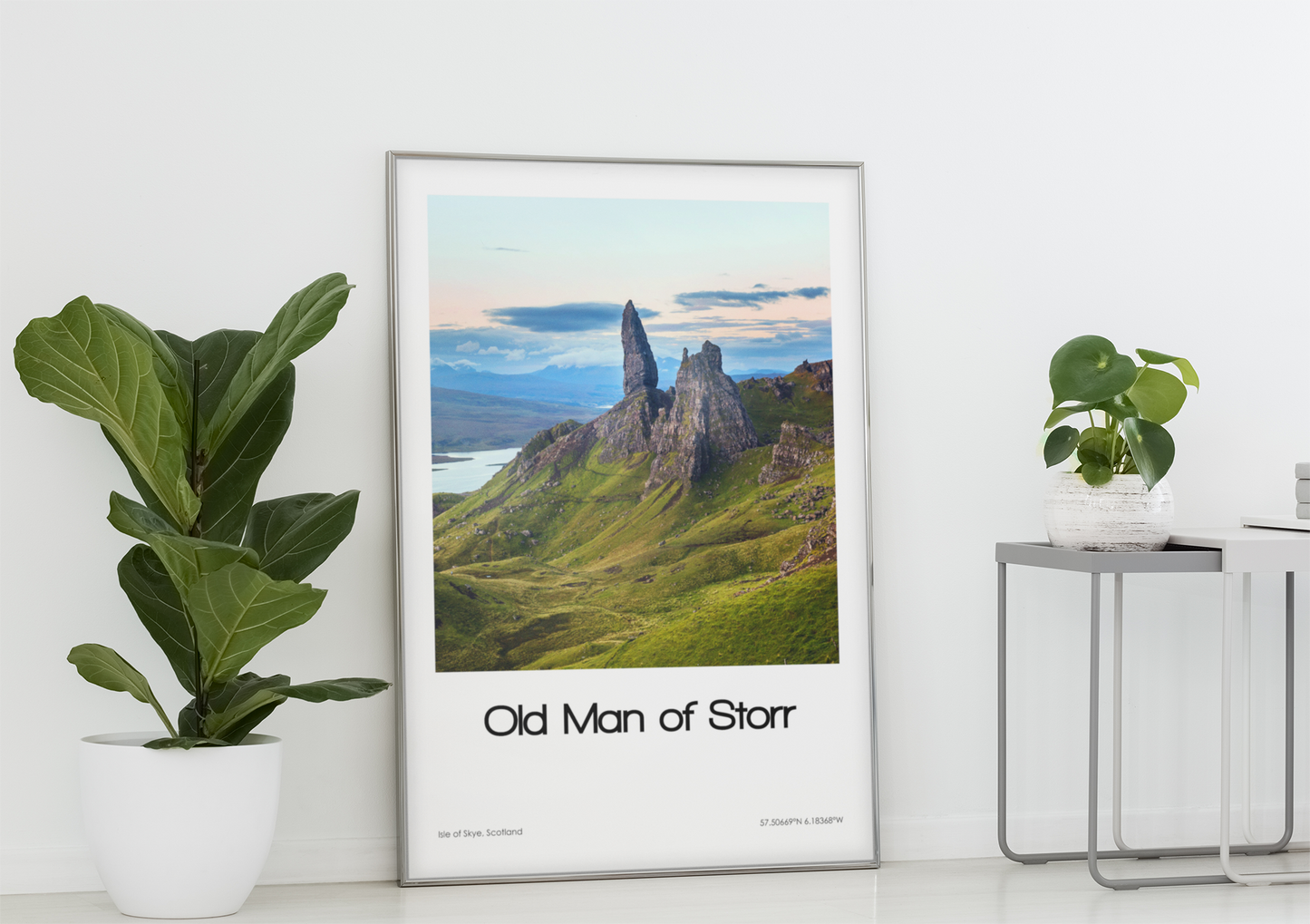 Old Man of Storr Poster (Coloured Photo)