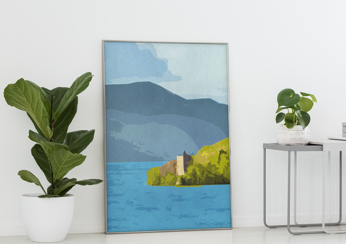 Loch Ness - Watercolor Art