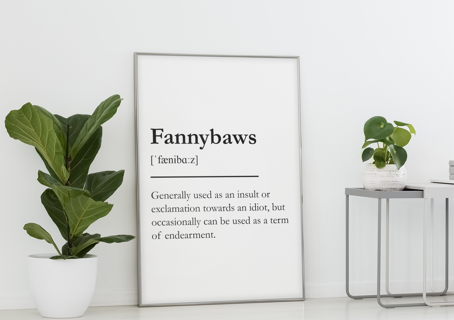 "Fannybaws" - Scottish Slang