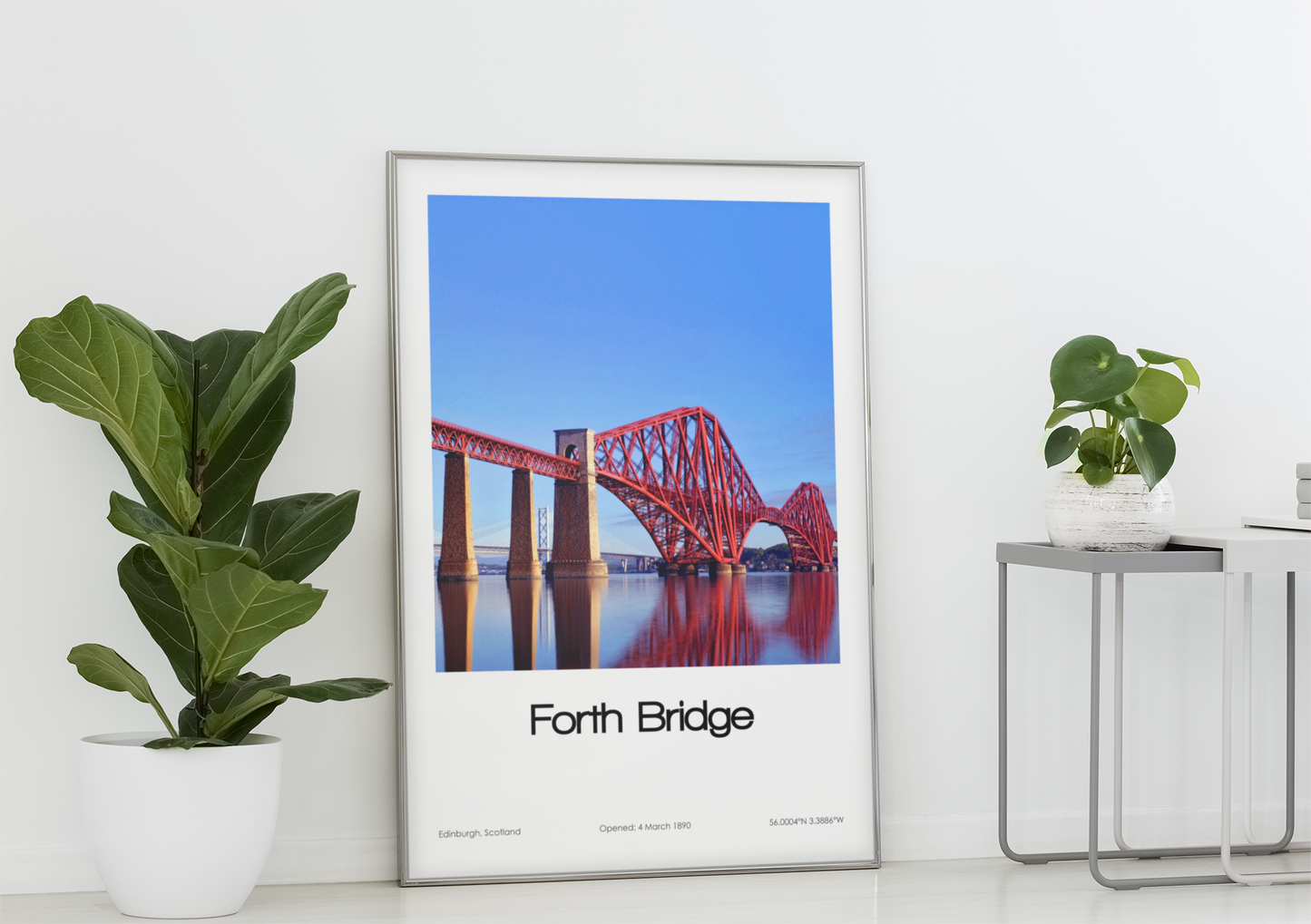 Forth Bridge Poster (Coloured Photo)