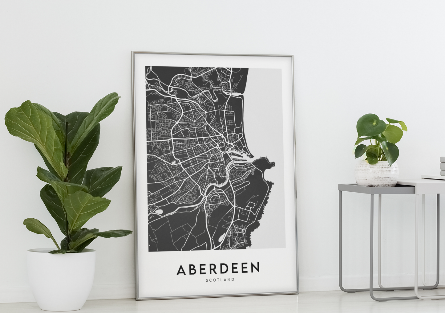 Aberdeen Map (Black)