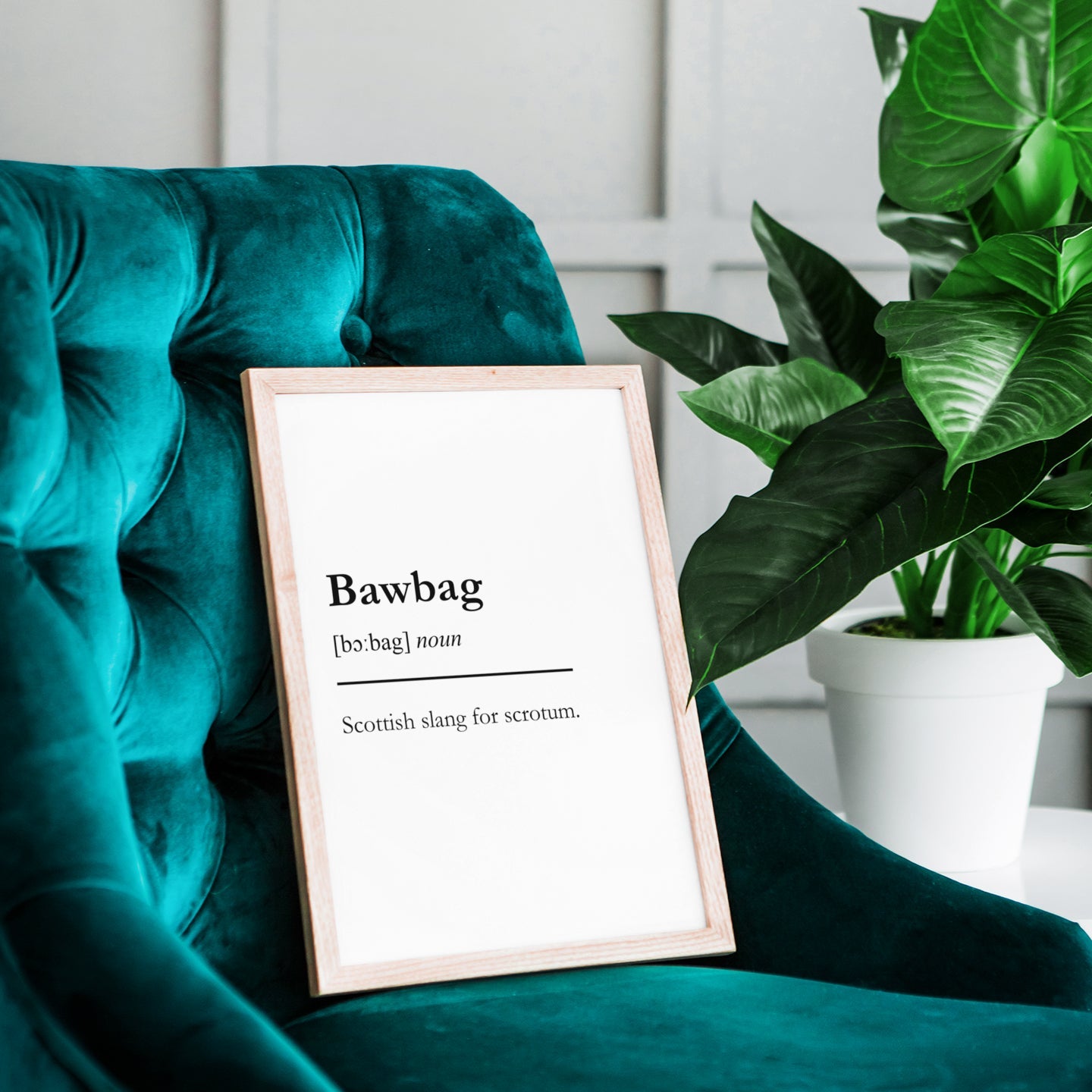 "Bawbag" - Scottish Slang