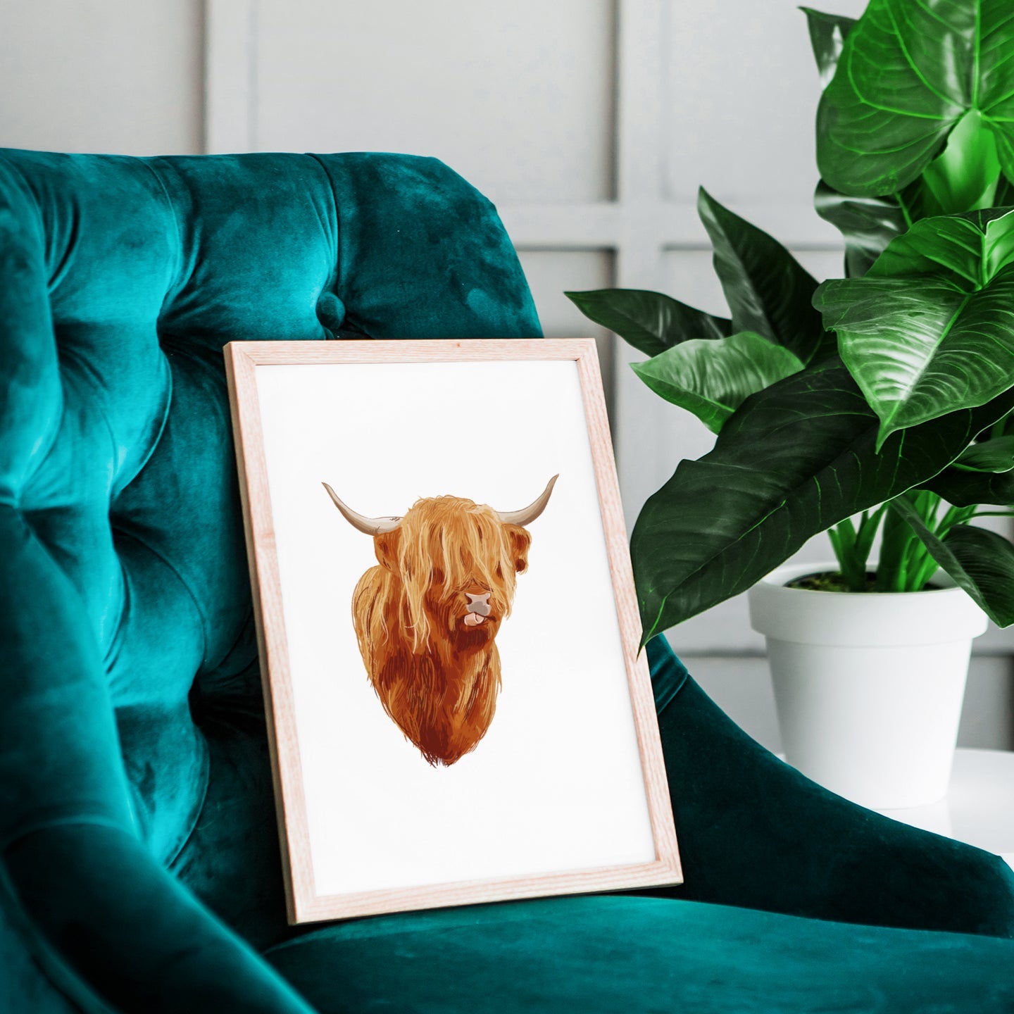 Highland Cattle Art #1