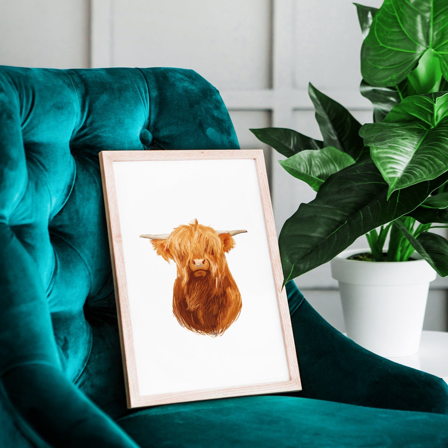 Highland Cattle Art #2