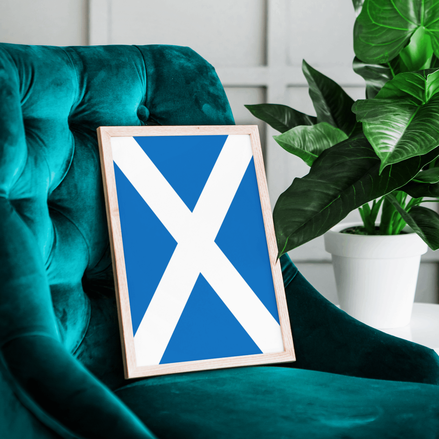 Scotland Flag Print