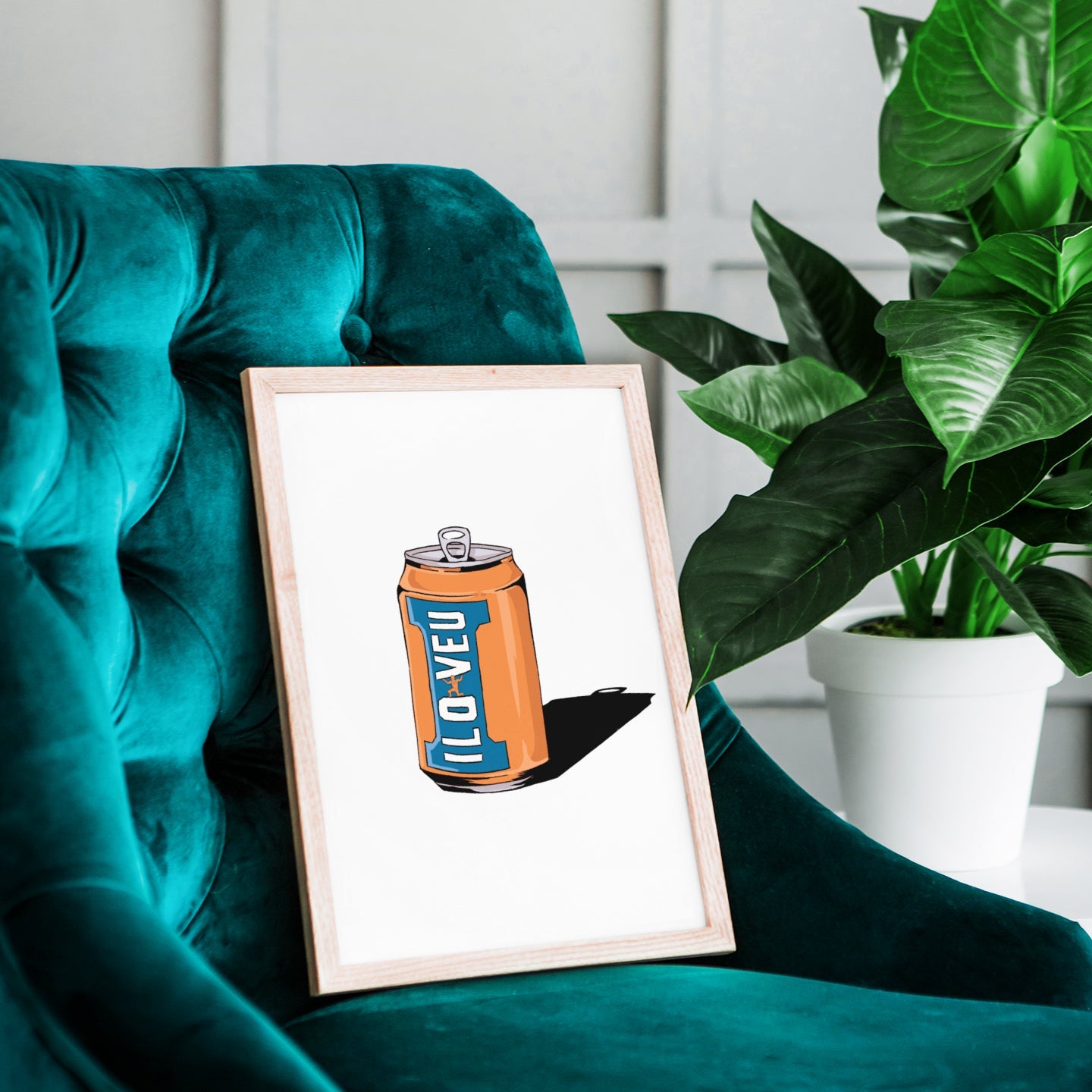 Irn-Bru Can Cartoon