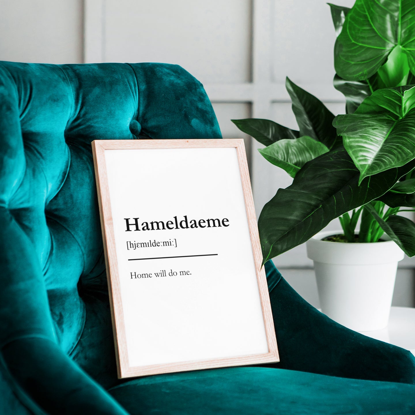 "Hameldaeme" - Scottish Slang
