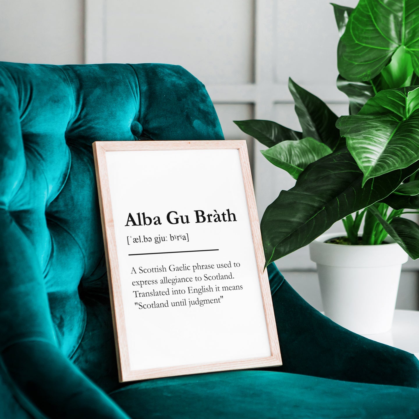 "Alba Gu Bràth" - Scottish Slang