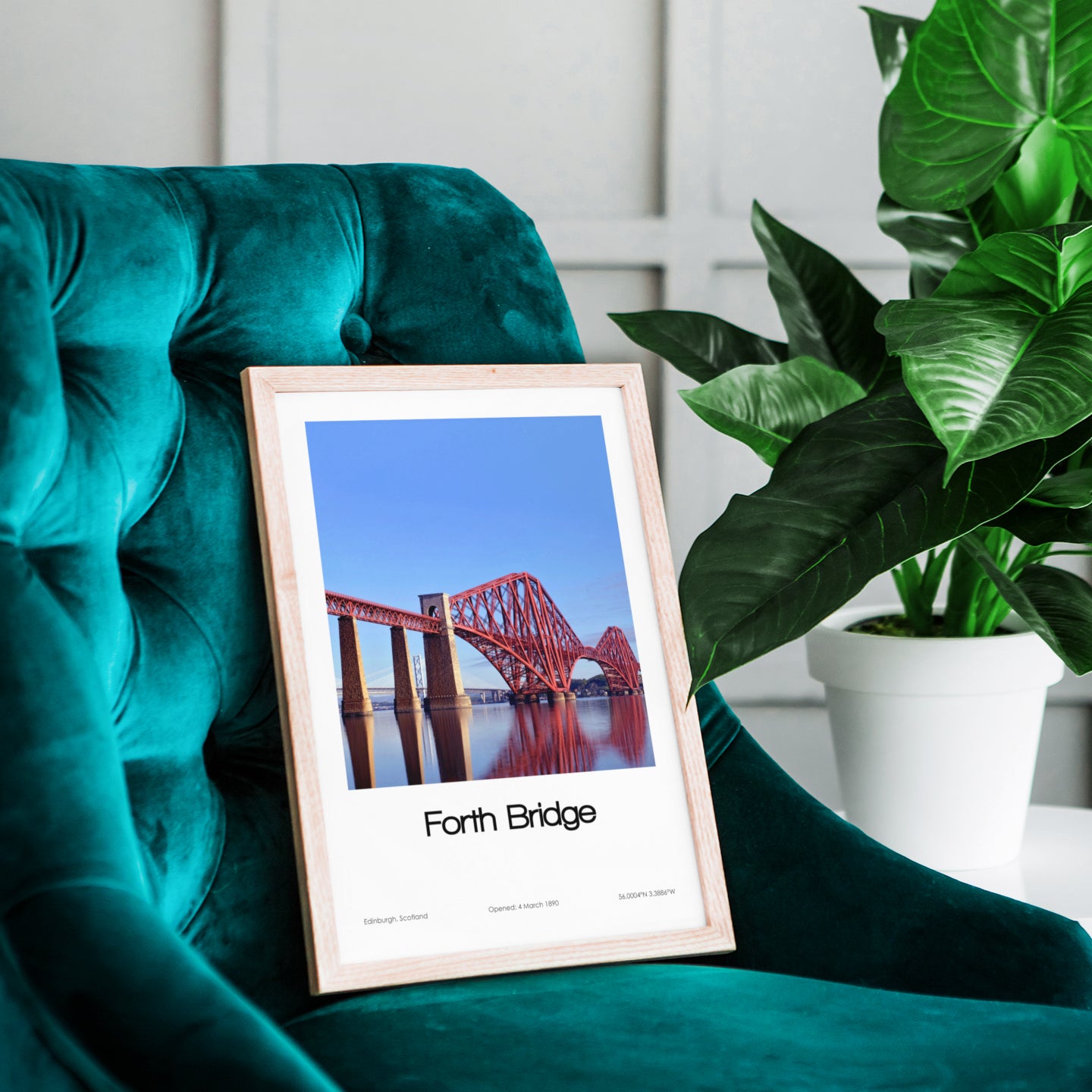 Forth Bridge Poster (Coloured Photo)