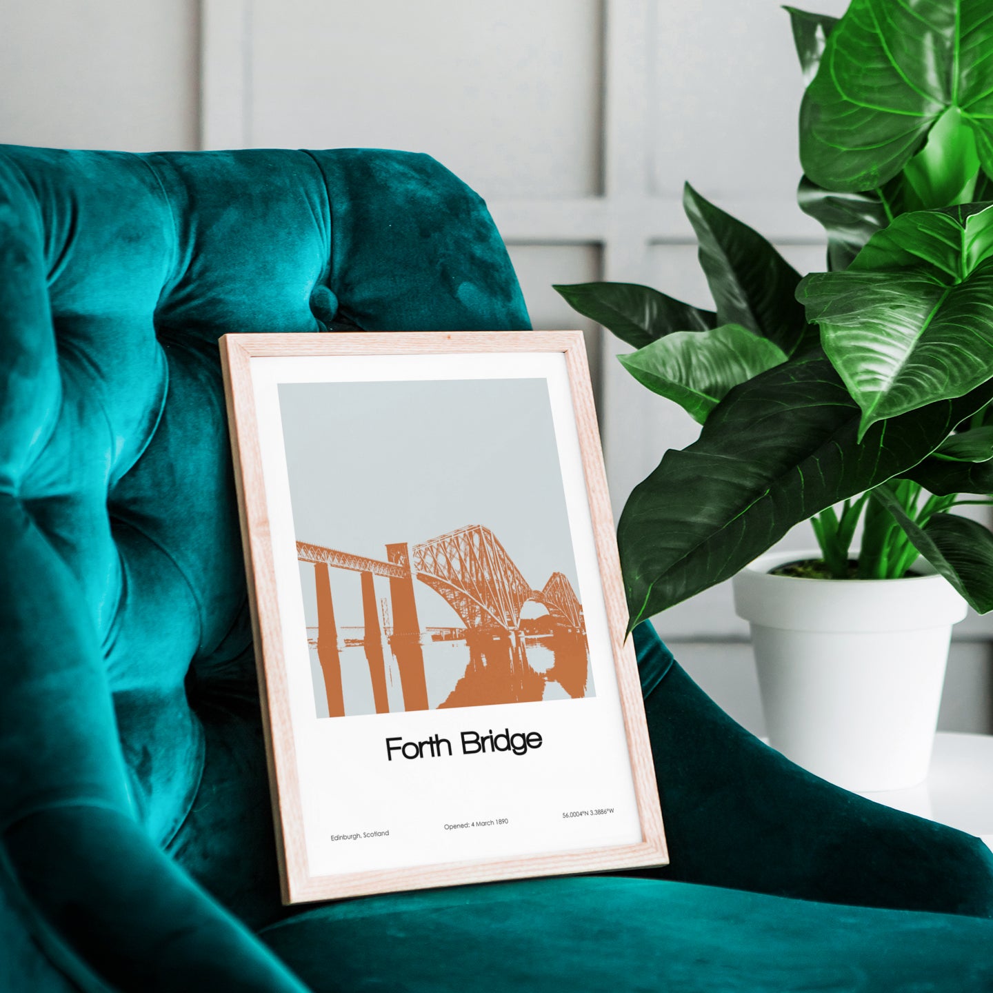 Forth Bridge Poster Art
