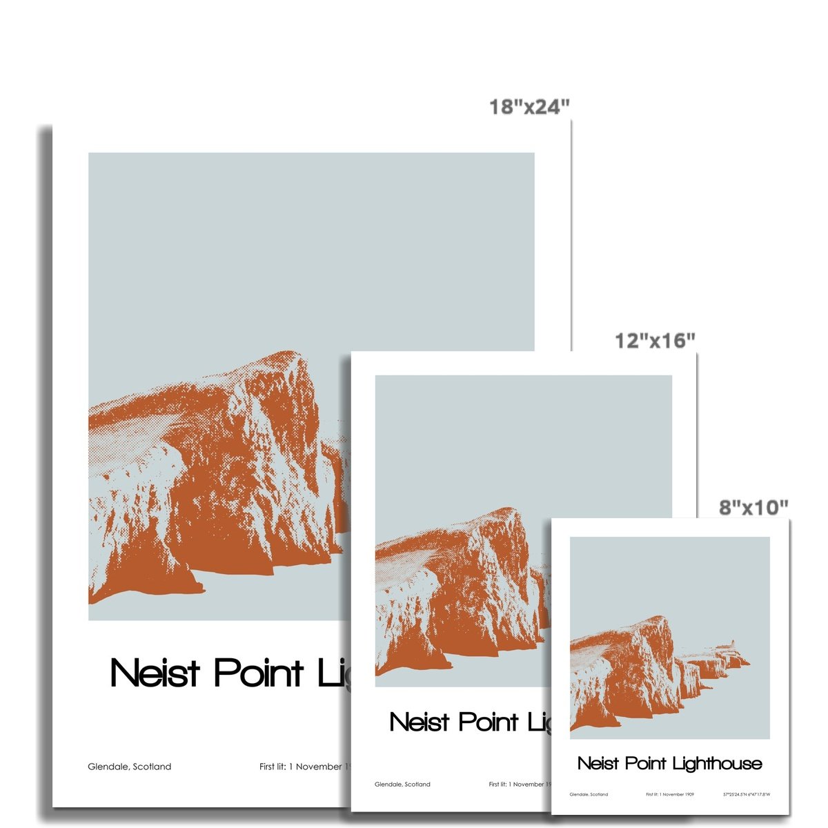 Neist Point Lighthouse Poster Art