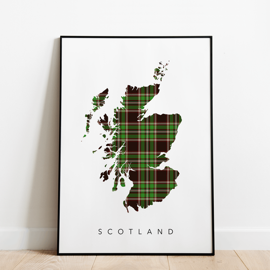 Green Tartan Map