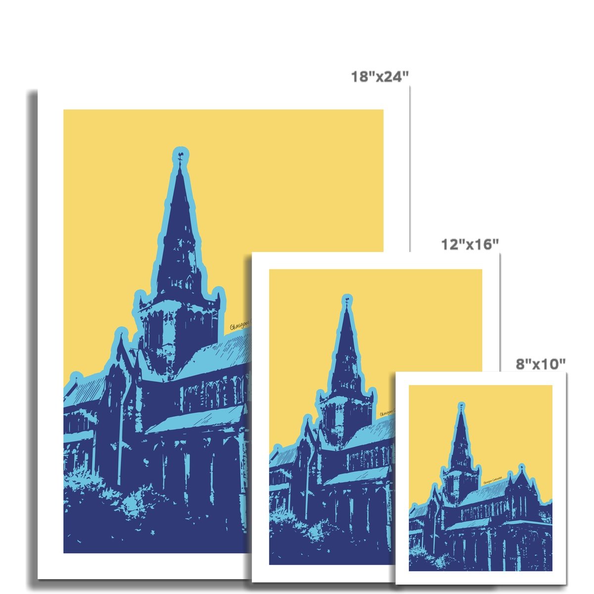 Glasgow Cathedral - Pop Colour Art