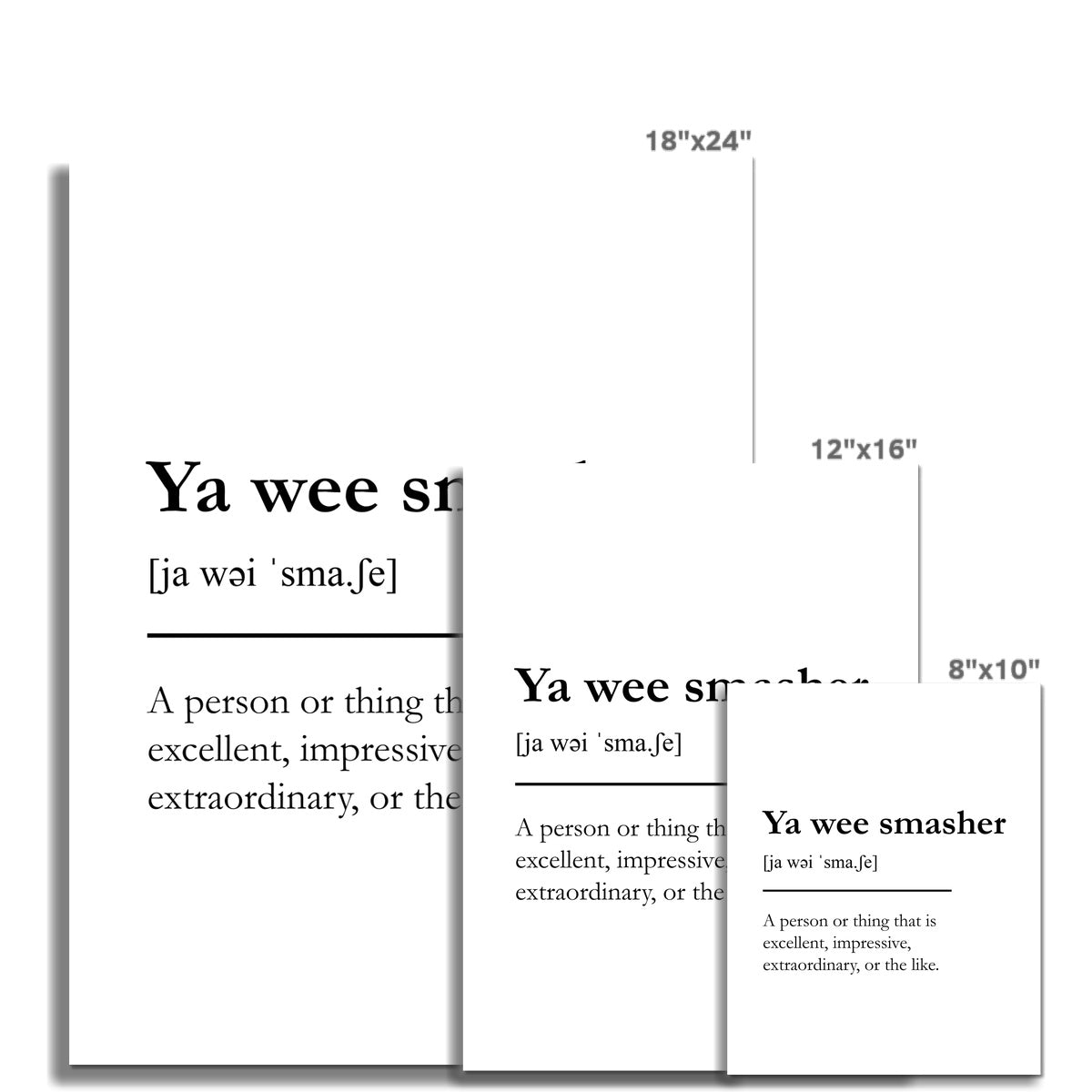 "Ya wee smasher" - Scottish Slang