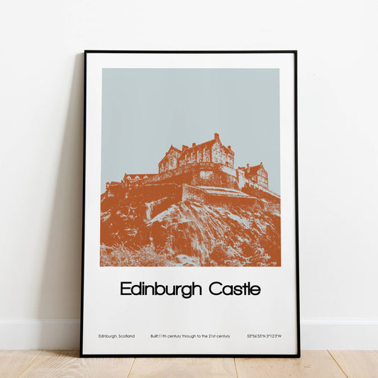 Edinburgh Castle Poster Art