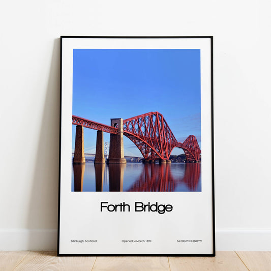 Forth Bridge Poster (Coloured Photo)