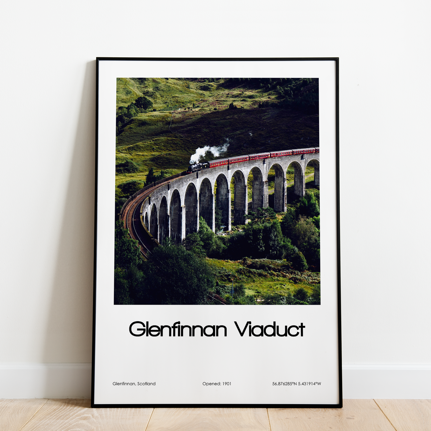 Glenfinnan Viaduct Poster (Coloured Photo)