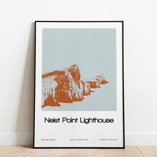 Neist Point Lighthouse Poster Art