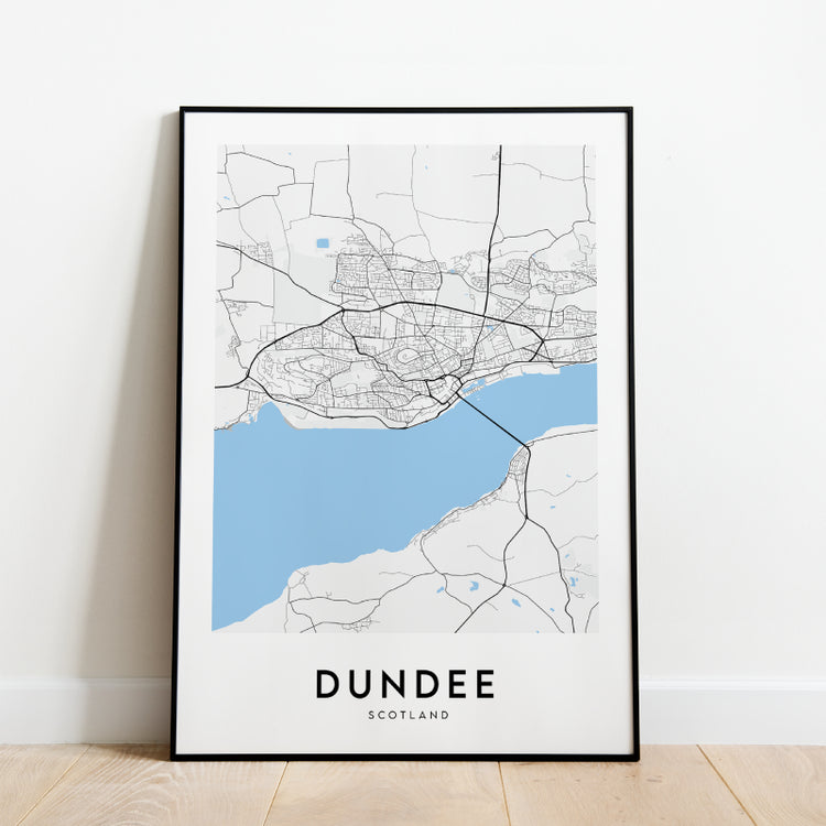 Dundee Map - Classic – Love You Scotland