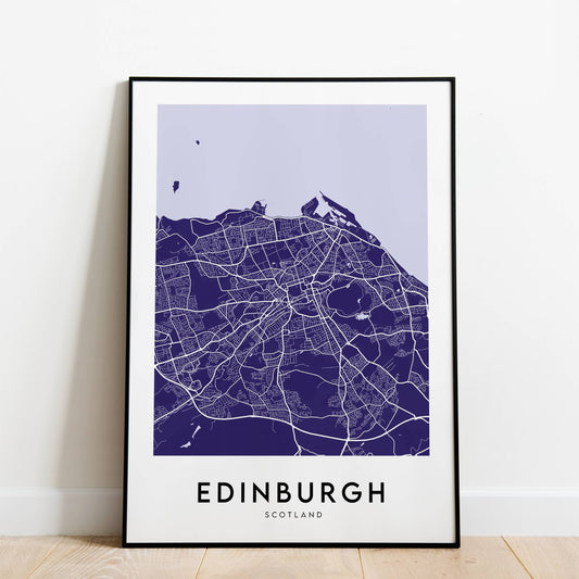 Edinburgh Map (Coloured)