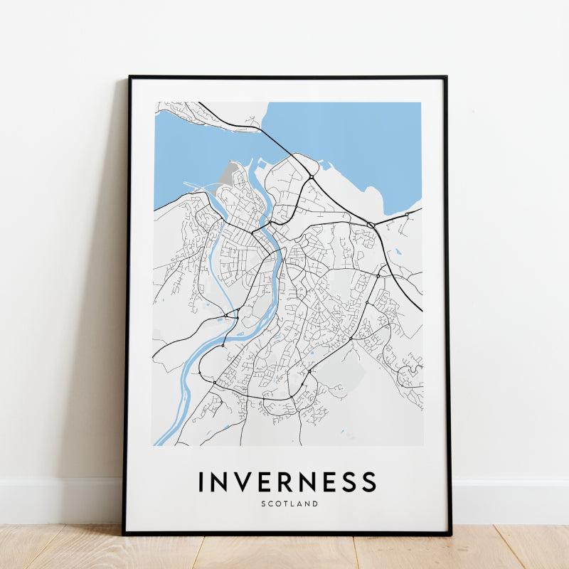 Inverness Map - Classic
