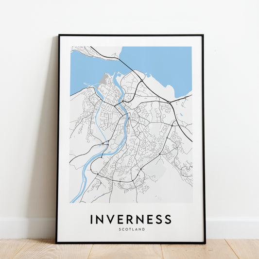 Inverness Map - Classic