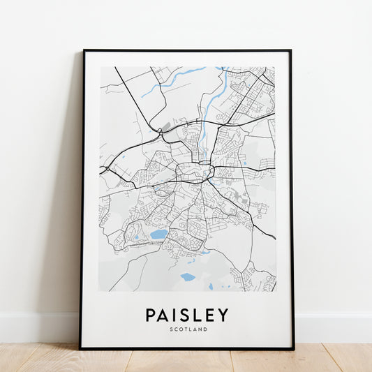 Paisley Map - Classic