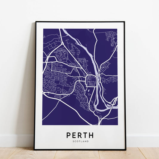 Perth Map (Coloured)