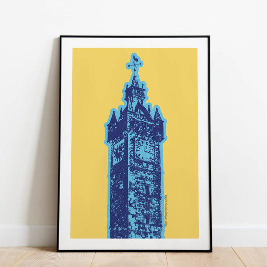 Tolbooth Steeple, Glasgow - Pop Colour Art